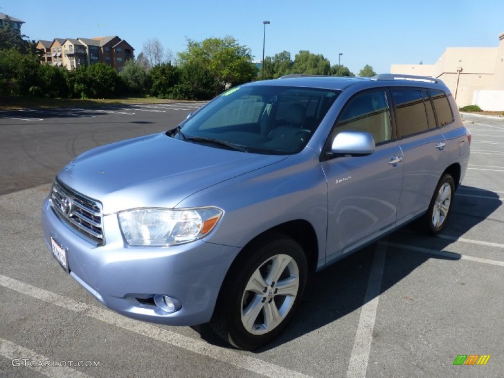 Wave Line Blue Pearl 2010 Toyota Highlander Limited 4WD Exterior Photo #101682584
