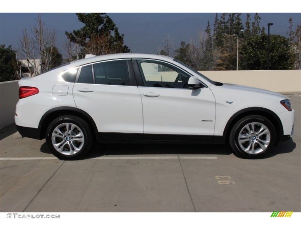 2015 X4 xDrive28i - Alpine White / Black photo #2