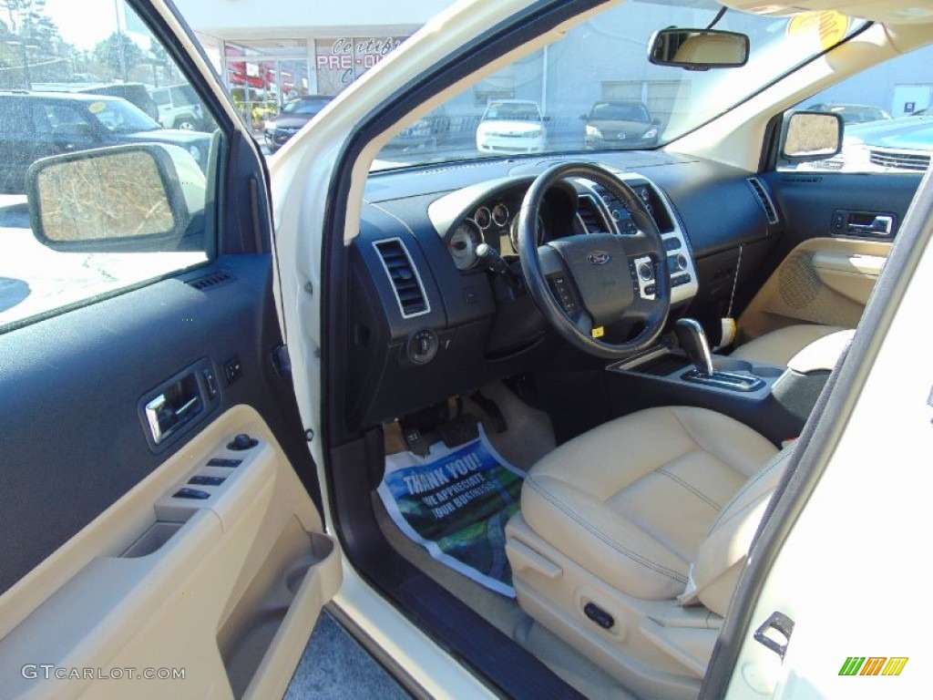 2008 Edge SEL AWD - Creme Brulee / Camel photo #12