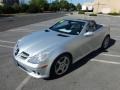 2005 Diamond Silver Metallic Mercedes-Benz SLK 350 Roadster  photo #16