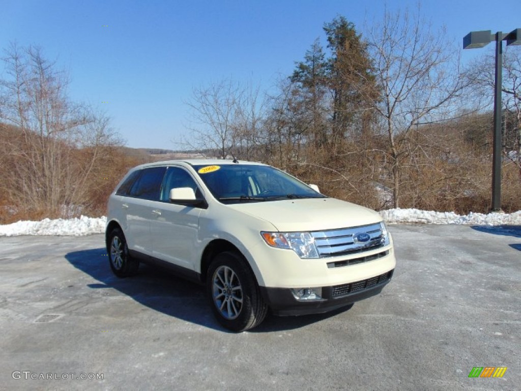 2008 Edge SEL AWD - Creme Brulee / Camel photo #23