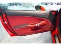 Red/Ebony 2012 Chevrolet Corvette Coupe Door Panel