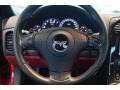 Red/Ebony 2012 Chevrolet Corvette Coupe Steering Wheel