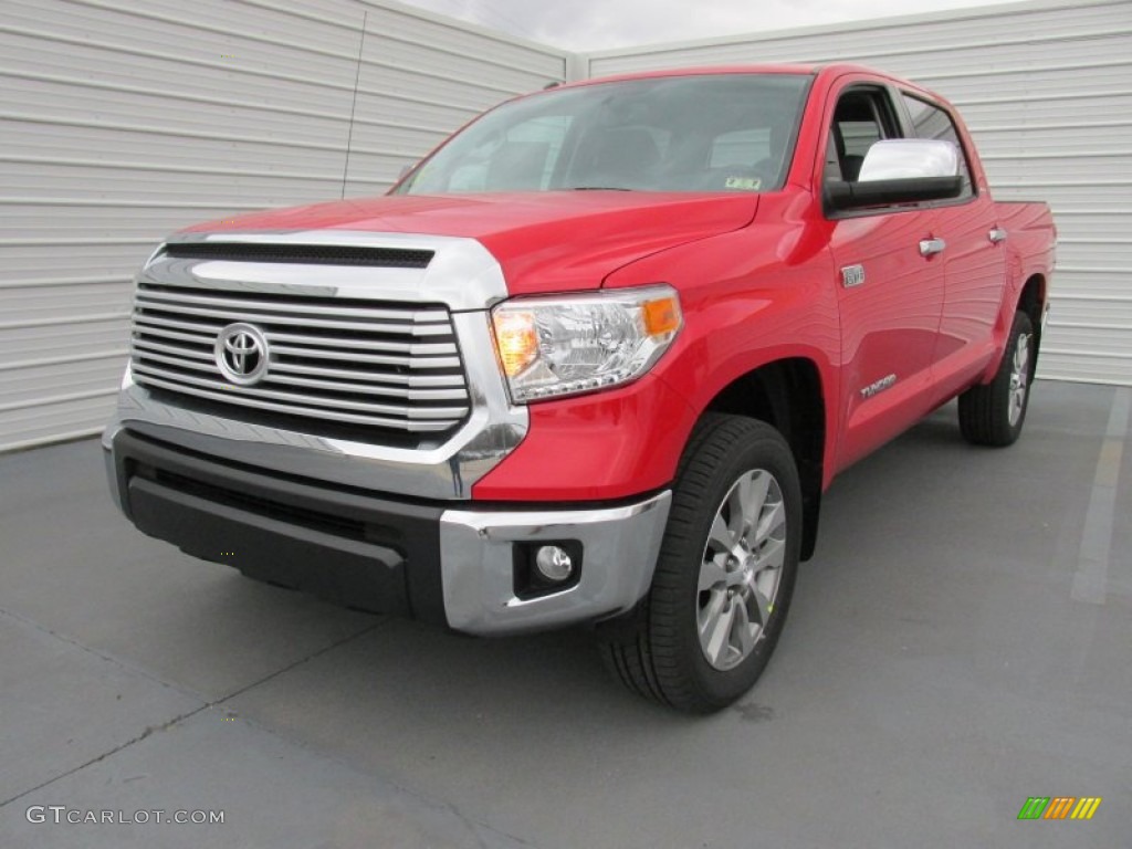 Radiant Red 2015 Toyota Tundra Limited CrewMax 4x4 Exterior Photo #101688255