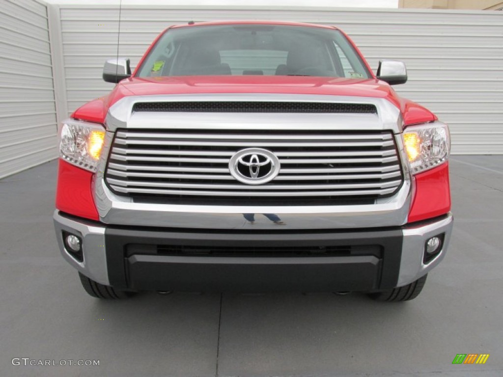 2015 Tundra Limited CrewMax 4x4 - Radiant Red / Black photo #8
