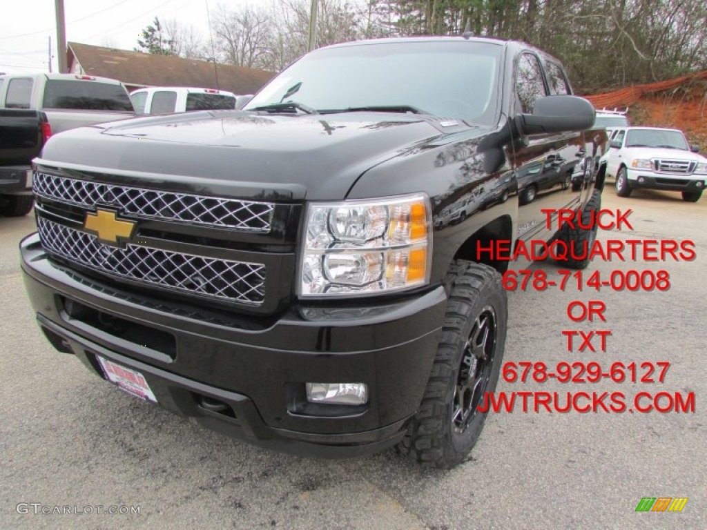 2013 Silverado 2500HD LTZ Crew Cab 4x4 - Concord Metallic / Ebony photo #1