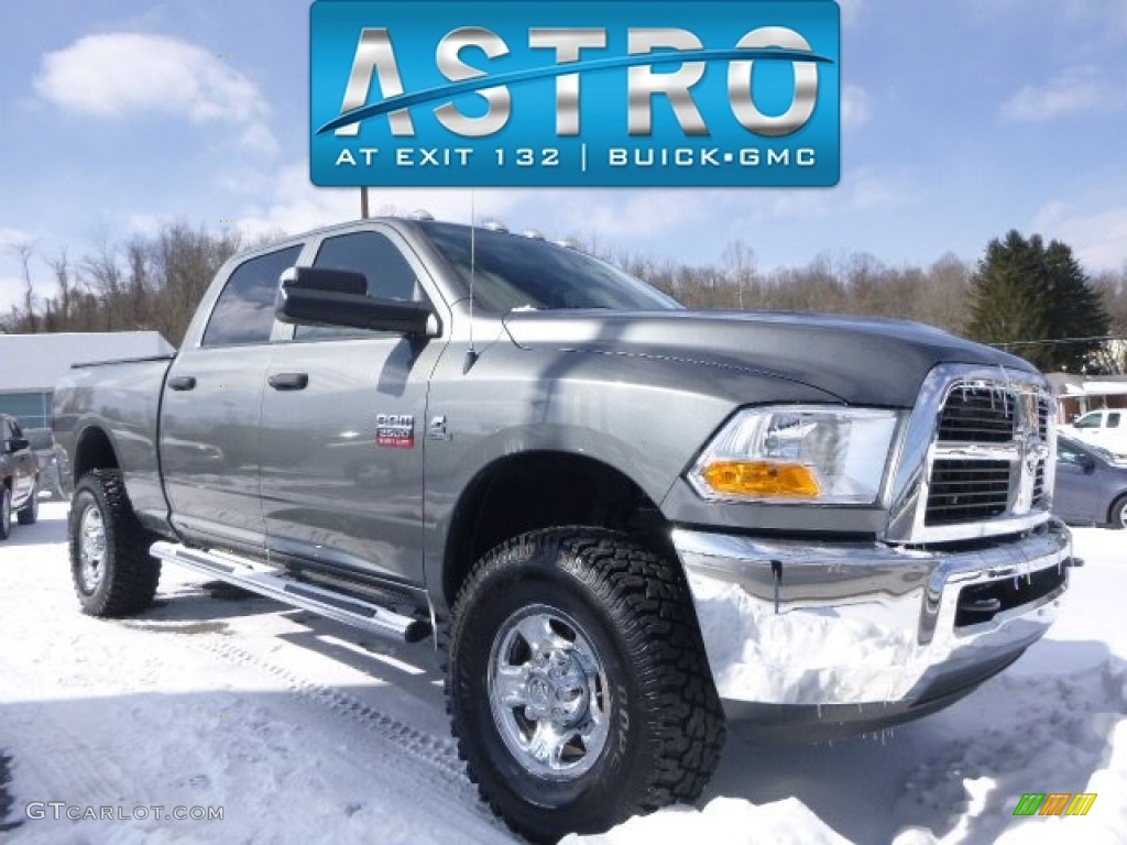 2011 Ram 2500 HD SLT Crew Cab 4x4 - Mineral Gray Metallic / Dark Slate/Medium Graystone photo #1