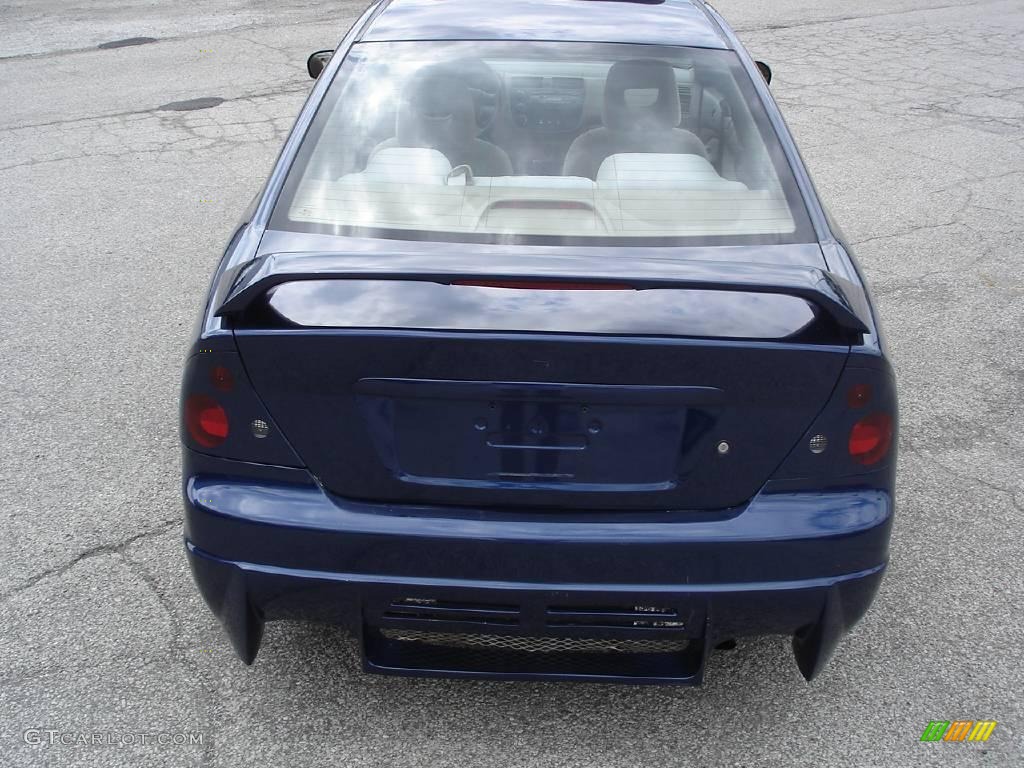 2002 Civic EX Coupe - Eternal Blue Pearl / Beige photo #8