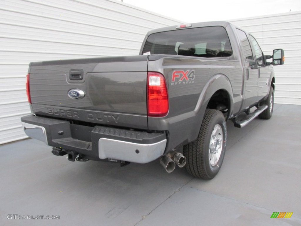 2015 F250 Super Duty XLT Crew Cab 4x4 - Magnetic / Steel photo #4