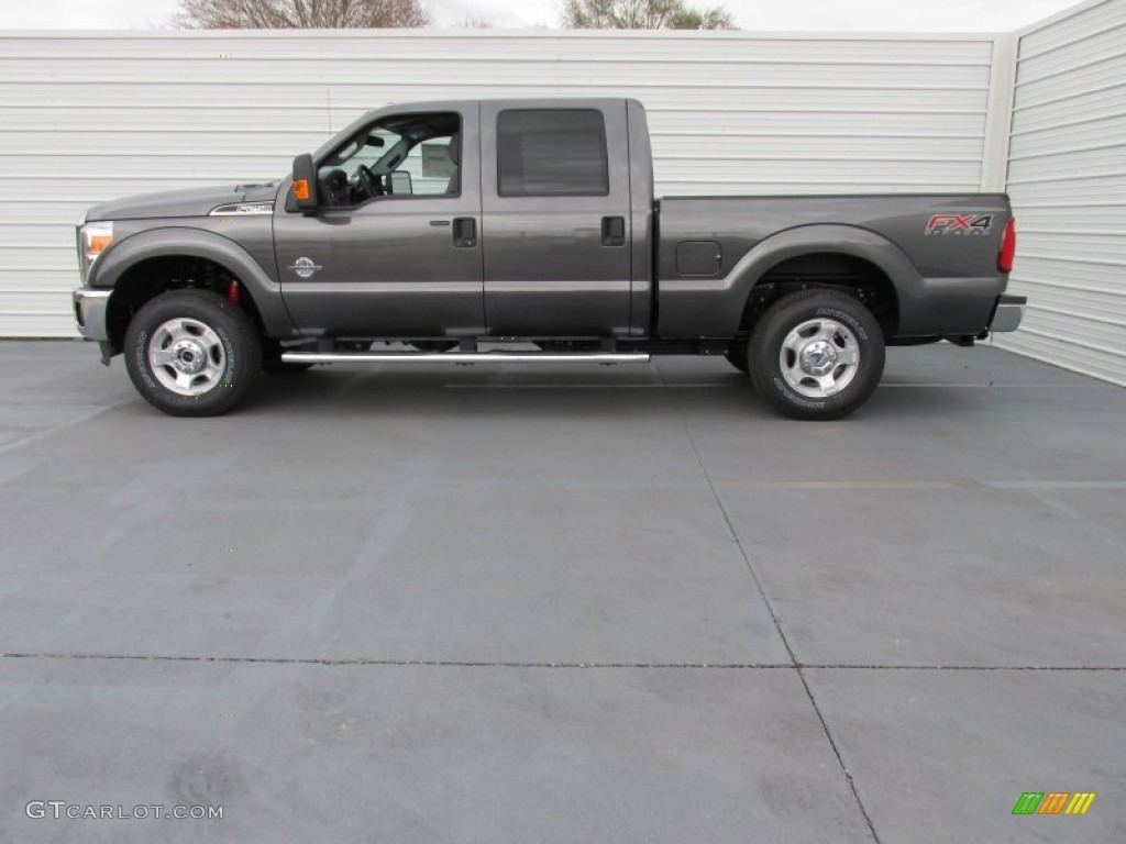 2015 F250 Super Duty XLT Crew Cab 4x4 - Magnetic / Steel photo #6