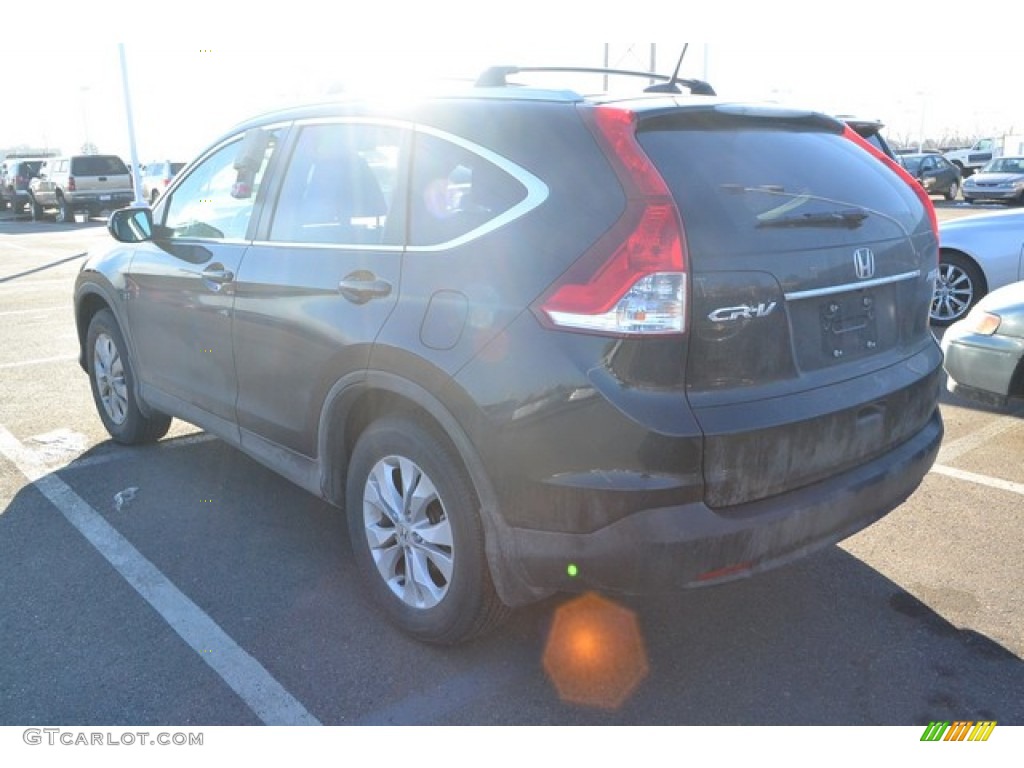 2014 CR-V EX-L AWD - Crystal Black Pearl / Black photo #3