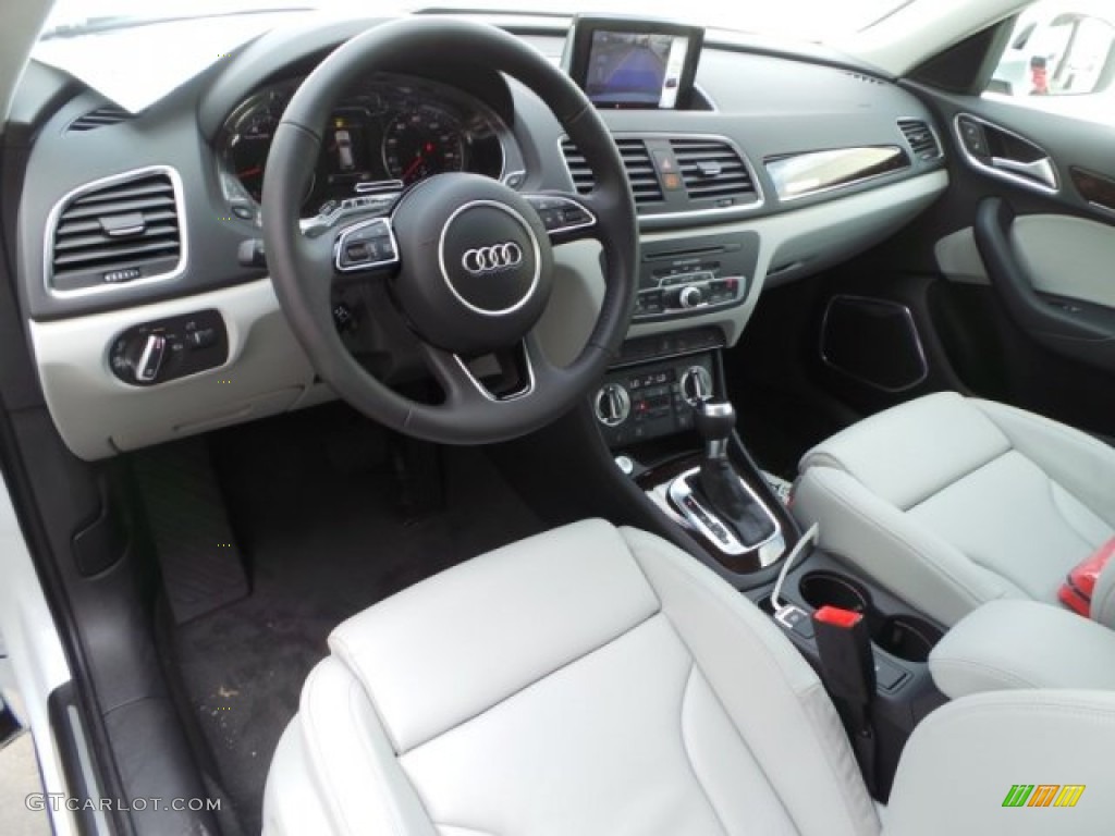 Titanium Gray Interior 2015 Audi Q3 2.0 TFSI Prestige quattro Photo #101694206