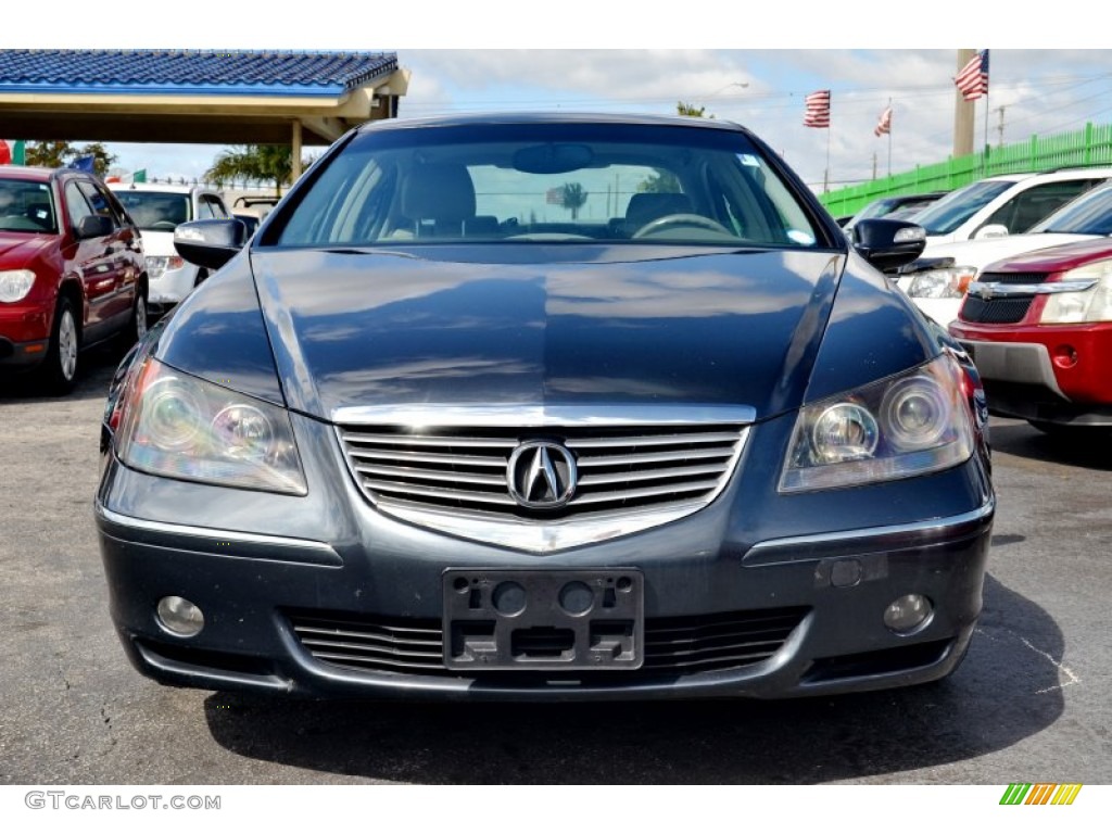 2005 RL 3.5 AWD Sedan - Carbon Gray Pearl / Parchment photo #2