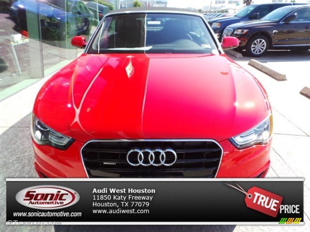 2015 A5 Premium Plus quattro Convertible - Brilliant Red / Black photo #1