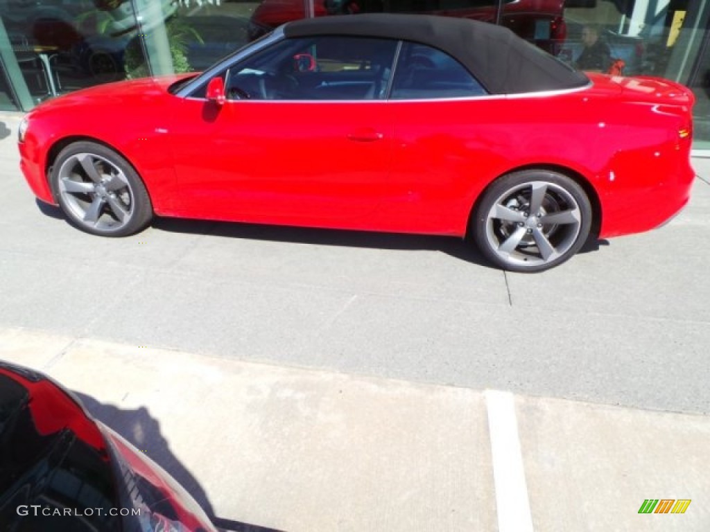 2015 A5 Premium Plus quattro Convertible - Brilliant Red / Black photo #3