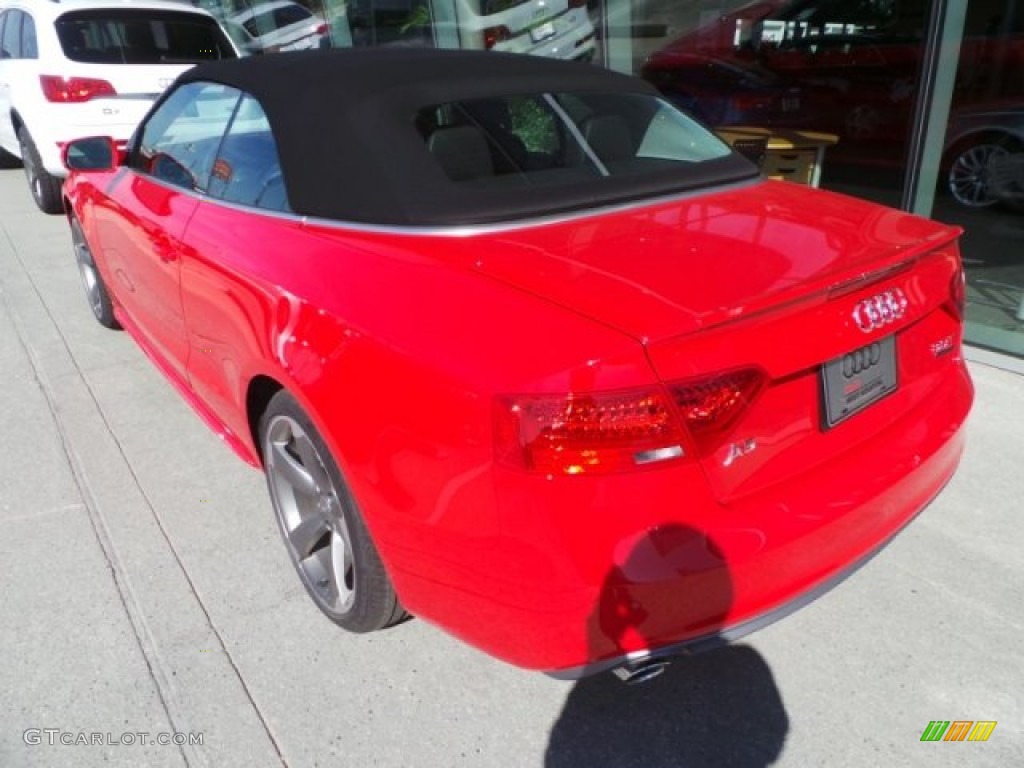 2015 A5 Premium Plus quattro Convertible - Brilliant Red / Black photo #4