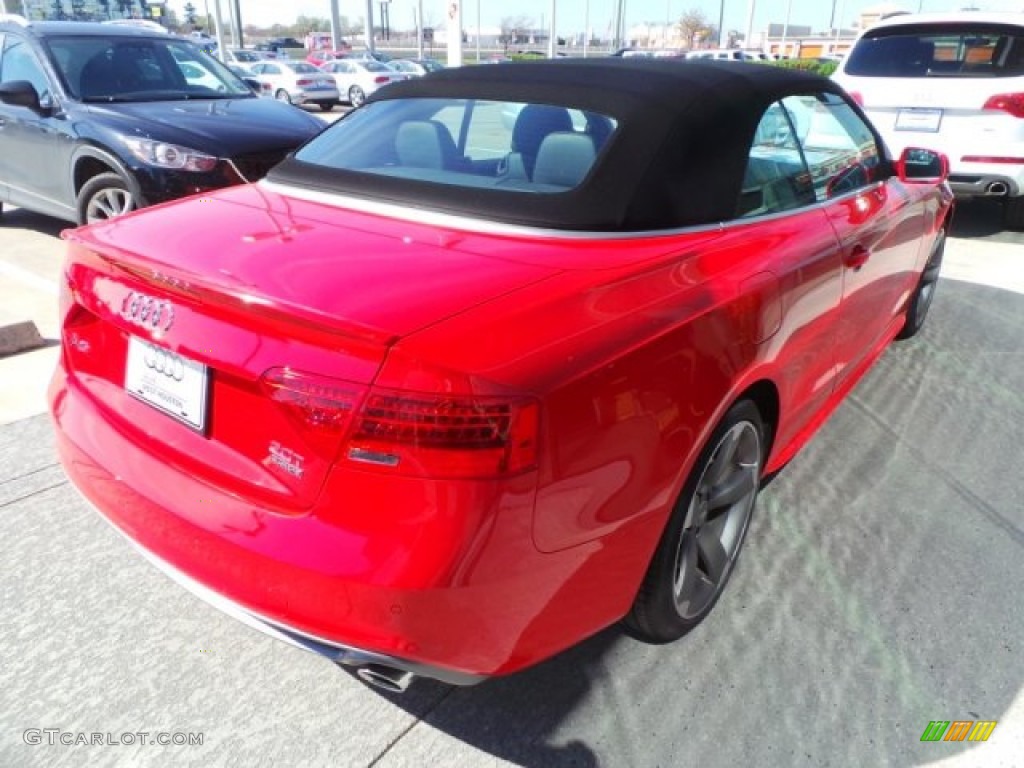 2015 A5 Premium Plus quattro Convertible - Brilliant Red / Black photo #6