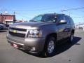 2014 Mocha Steel Metallic Chevrolet Tahoe LT 4x4  photo #3