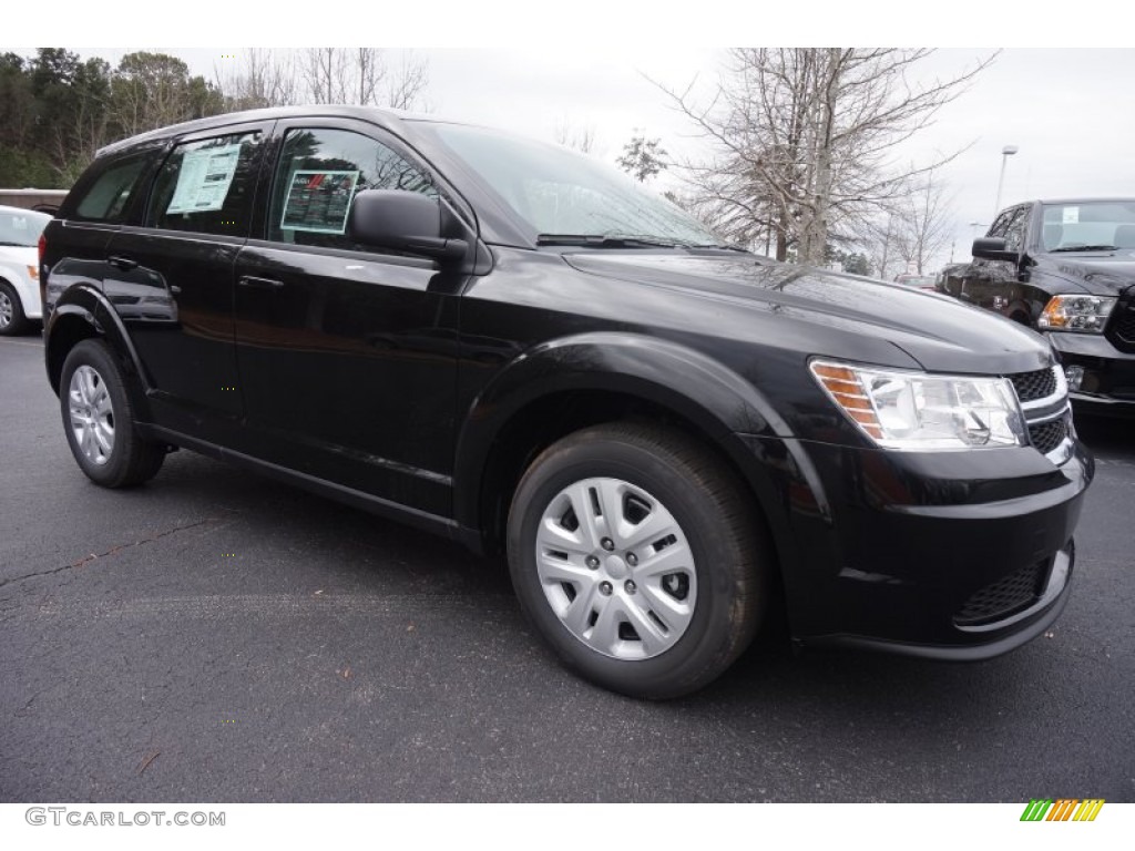 Pitch Black 2015 Dodge Journey American Value Package Exterior Photo #101698103