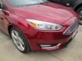 2015 Ruby Red Metallic Ford Focus Titanium Hatchback  photo #2