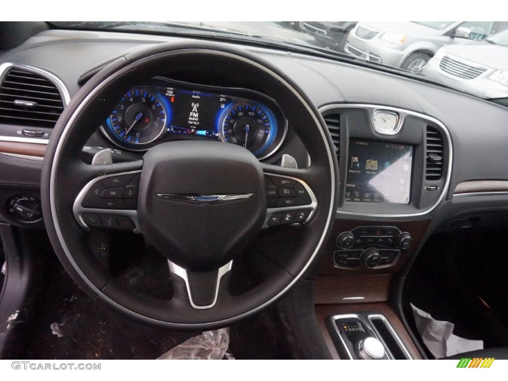 2015 Chrysler 300 C Platinum Black Dashboard Photo #101699280