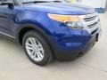 2015 Deep Impact Blue Ford Explorer XLT  photo #2