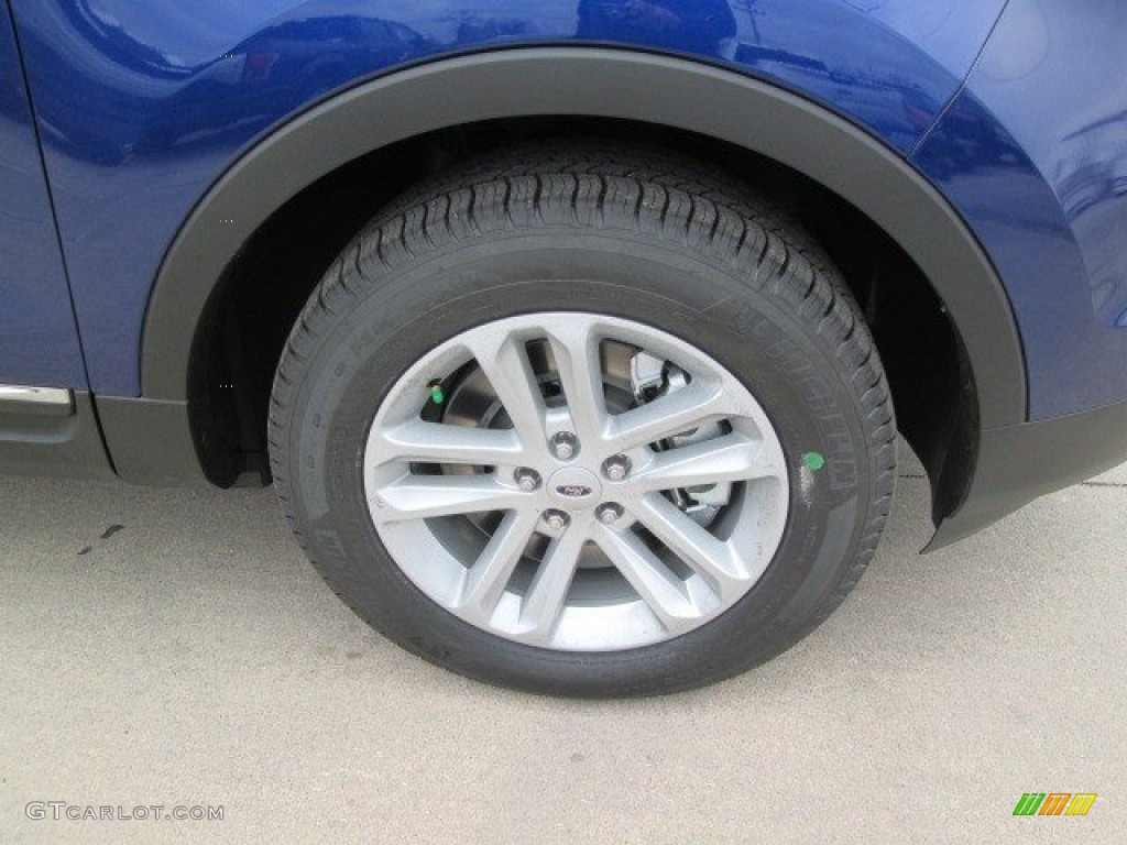 2015 Explorer XLT - Deep Impact Blue / Medium Light Stone photo #3
