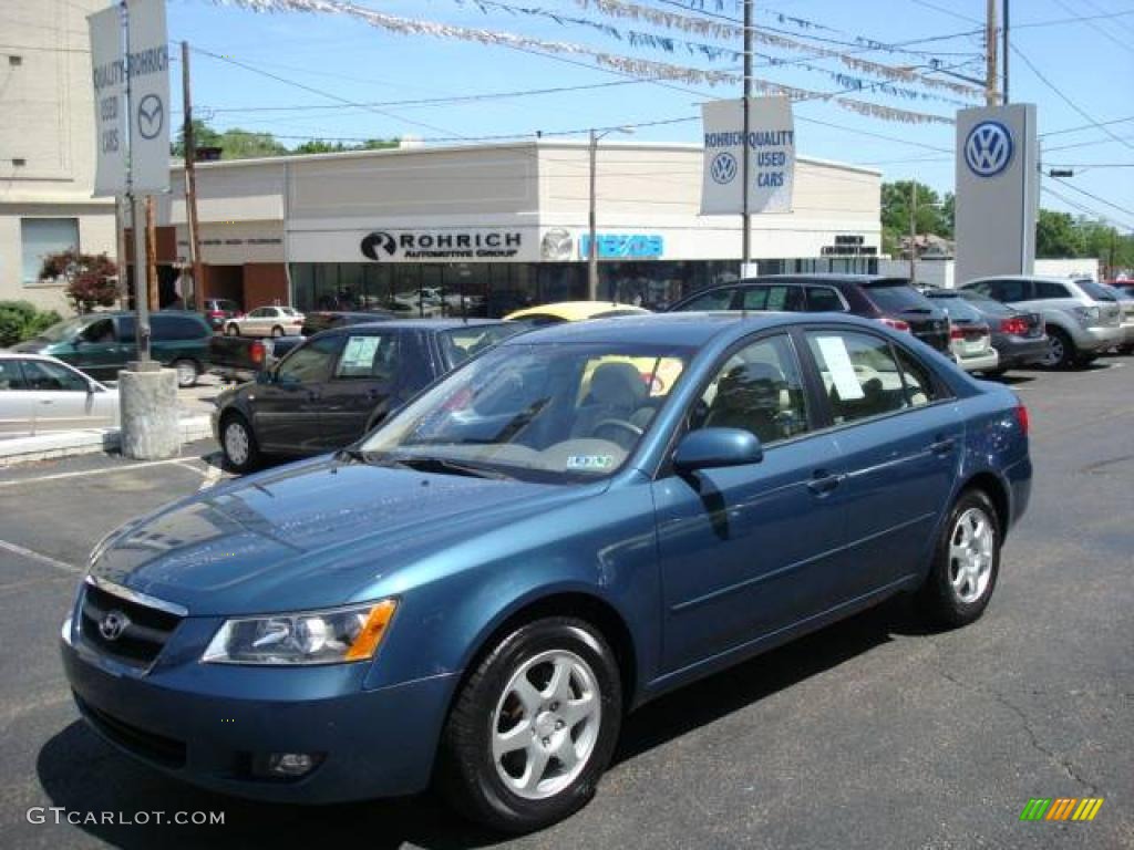 2006 Sonata GLS - Aquamarine Pearl / Gray photo #1