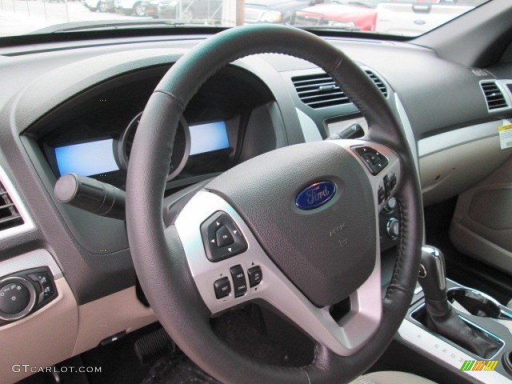 2015 Explorer XLT - Deep Impact Blue / Medium Light Stone photo #29