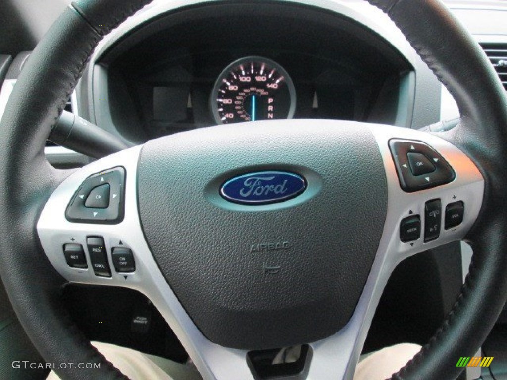 2015 Explorer XLT - Deep Impact Blue / Medium Light Stone photo #33