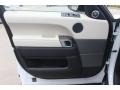 Ebony/Ivory 2015 Land Rover Range Rover Sport Supercharged Door Panel
