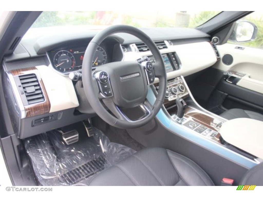 Ebony/Ivory Interior 2015 Land Rover Range Rover Sport Supercharged Photo #101700431