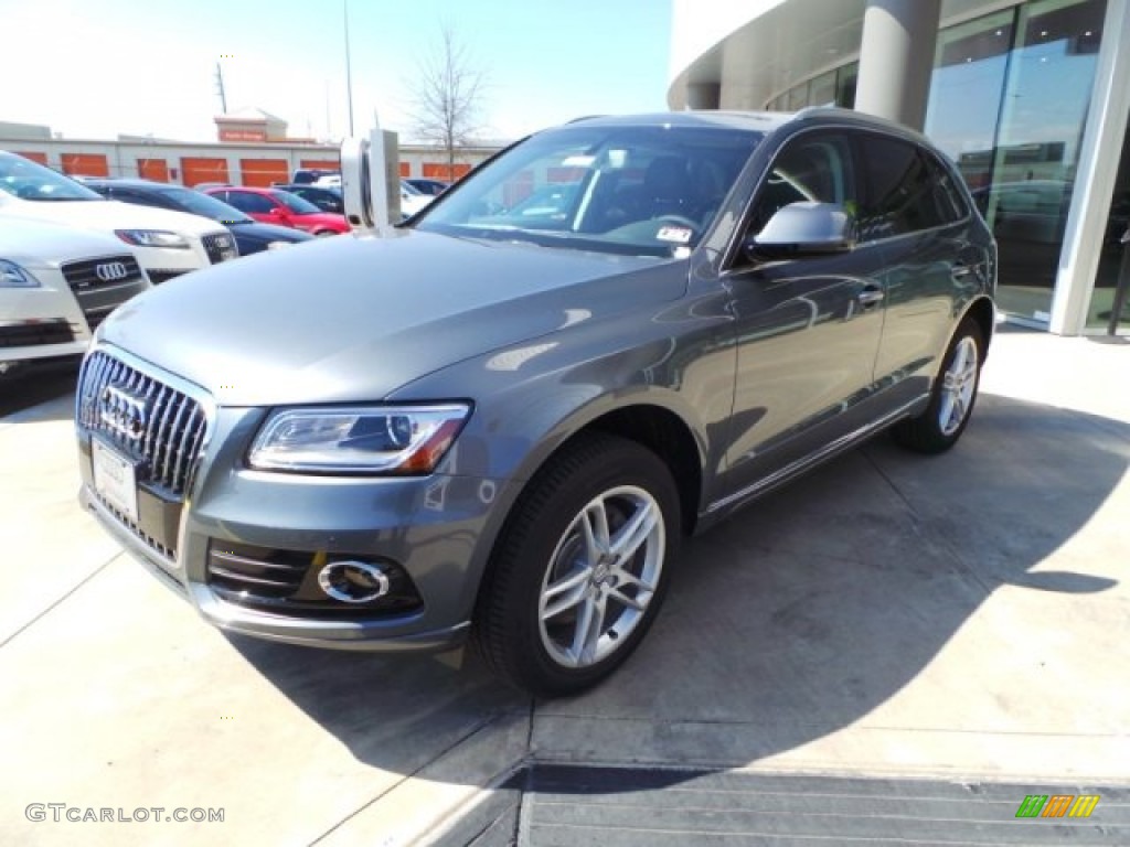 Monsoon Gray Metallic 2015 Audi Q5 3.0 TDI Premium Plus quattro Exterior Photo #101700938