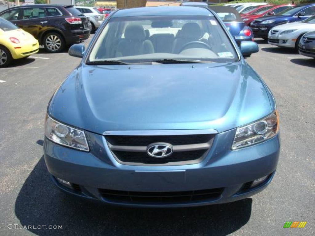 2006 Sonata GLS - Aquamarine Pearl / Gray photo #8