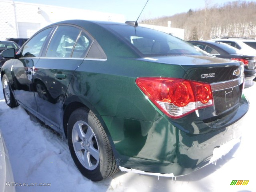 2015 Cruze LT - Rainforest Green Metallic / Jet Black/Medium Titanium photo #5