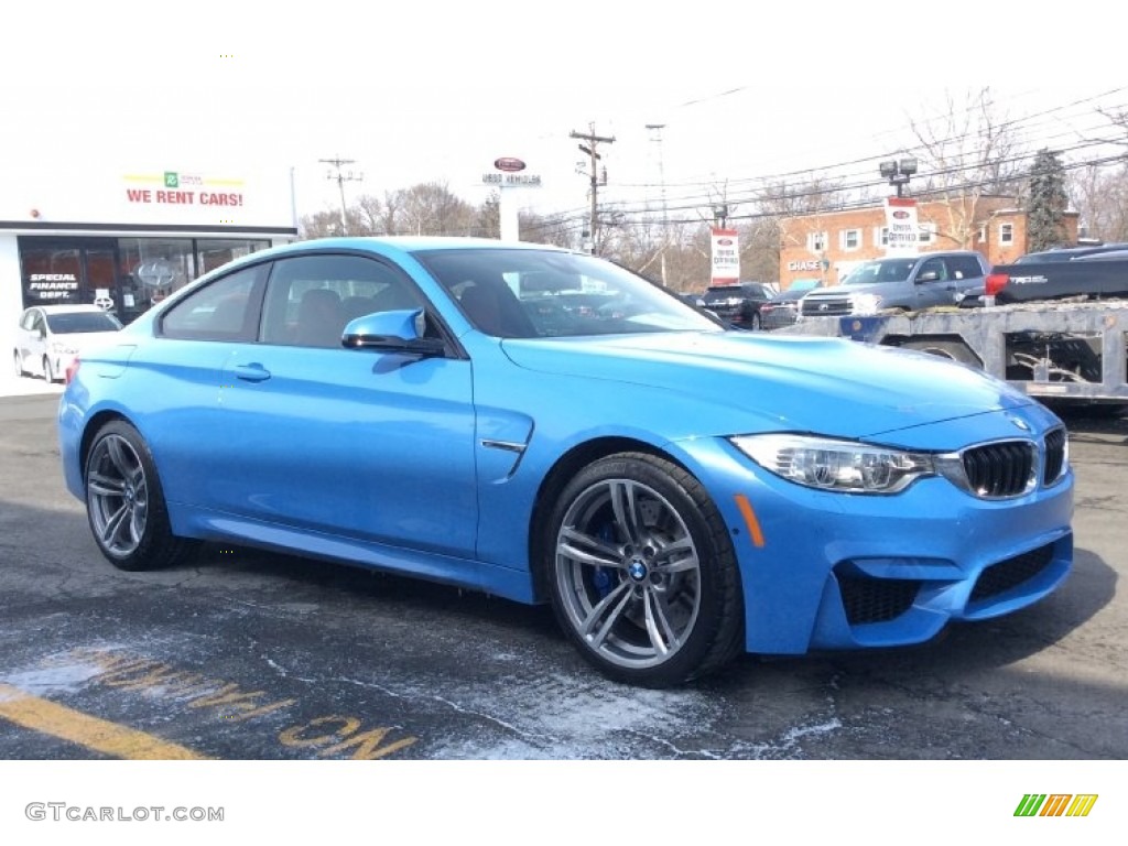 Yas Marina Blue Metallic 2015 BMW M4 Coupe Exterior Photo #101703026
