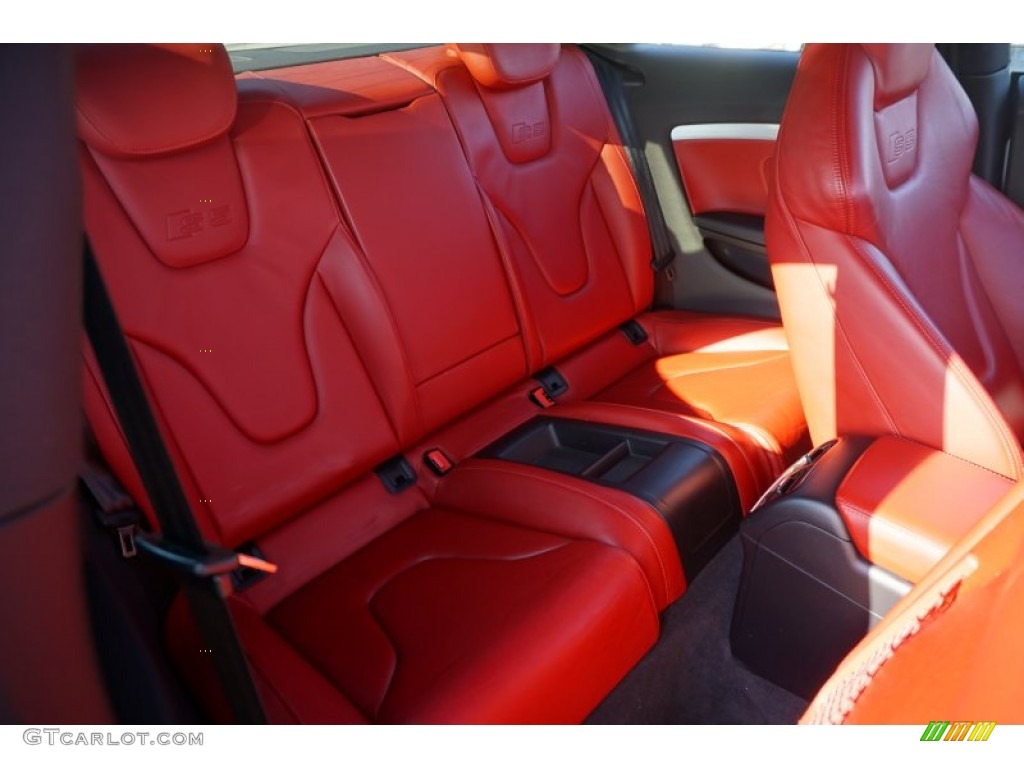 2009 S5 4.2 quattro - Quartz Grey Metallic / Magma Red Silk Nappa Leather photo #13