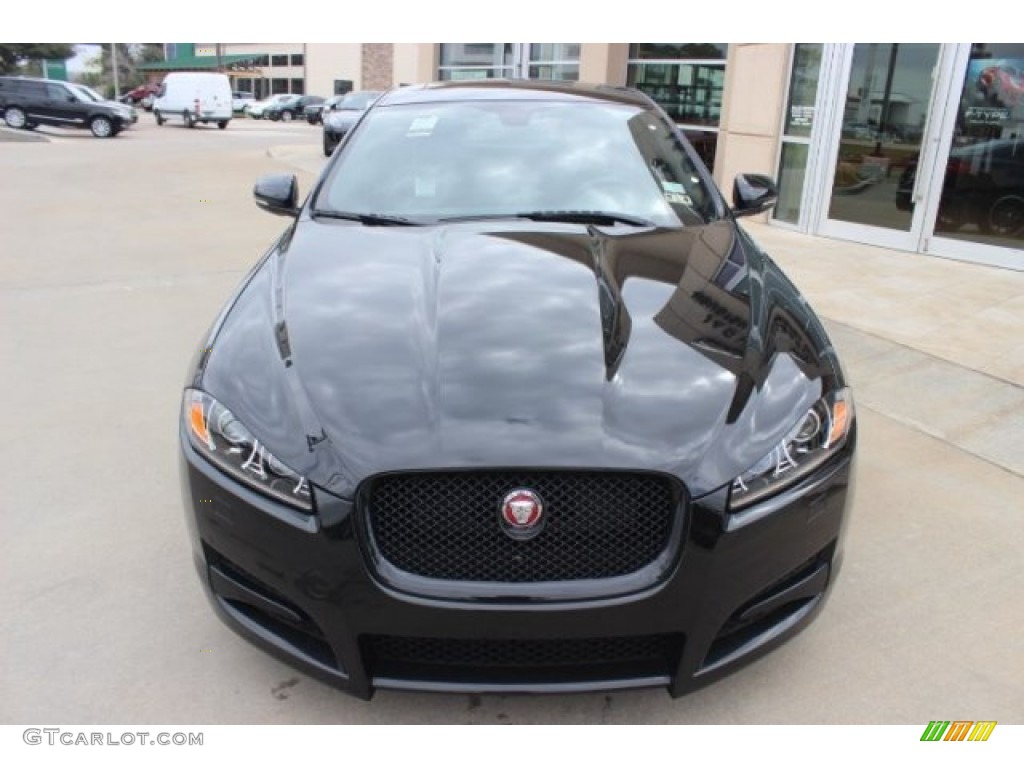 Ultimate Black Metallic 2015 Jaguar XF 3.0 Exterior Photo #101704238