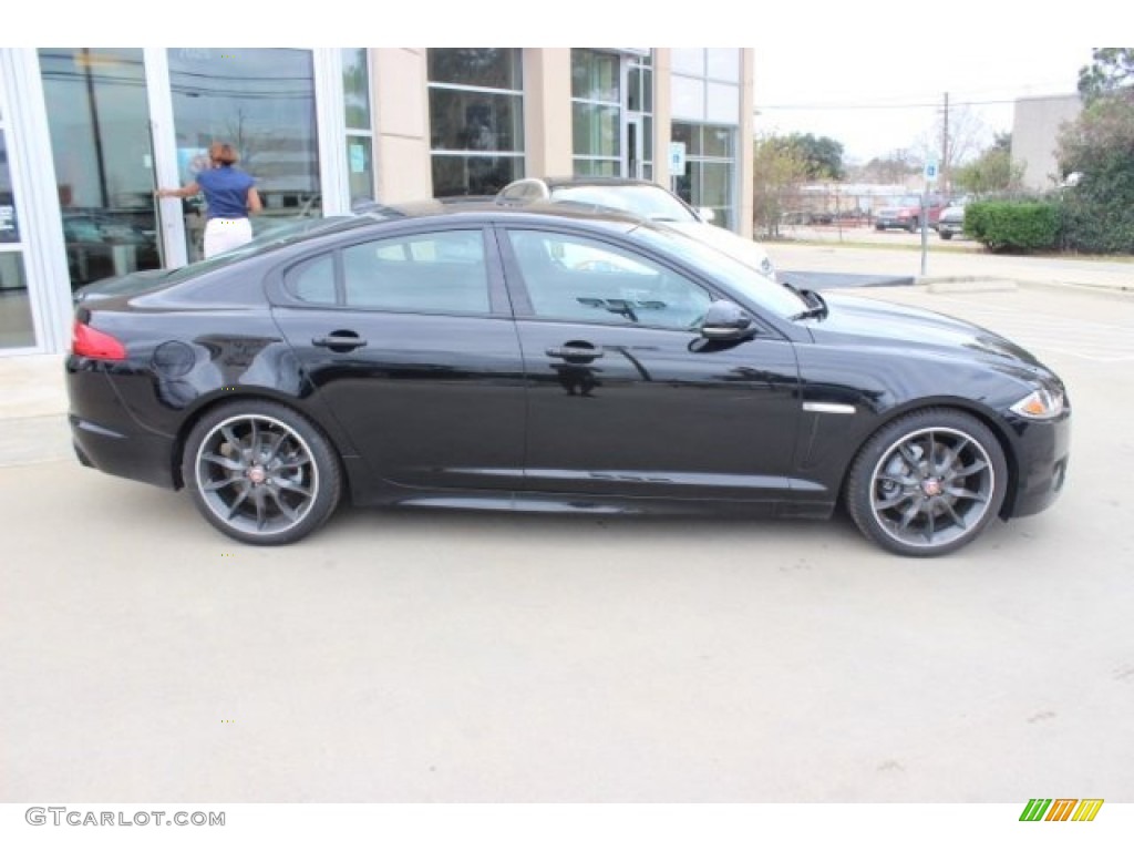 Ultimate Black Metallic 2015 Jaguar XF 3.0 Exterior Photo #101704331