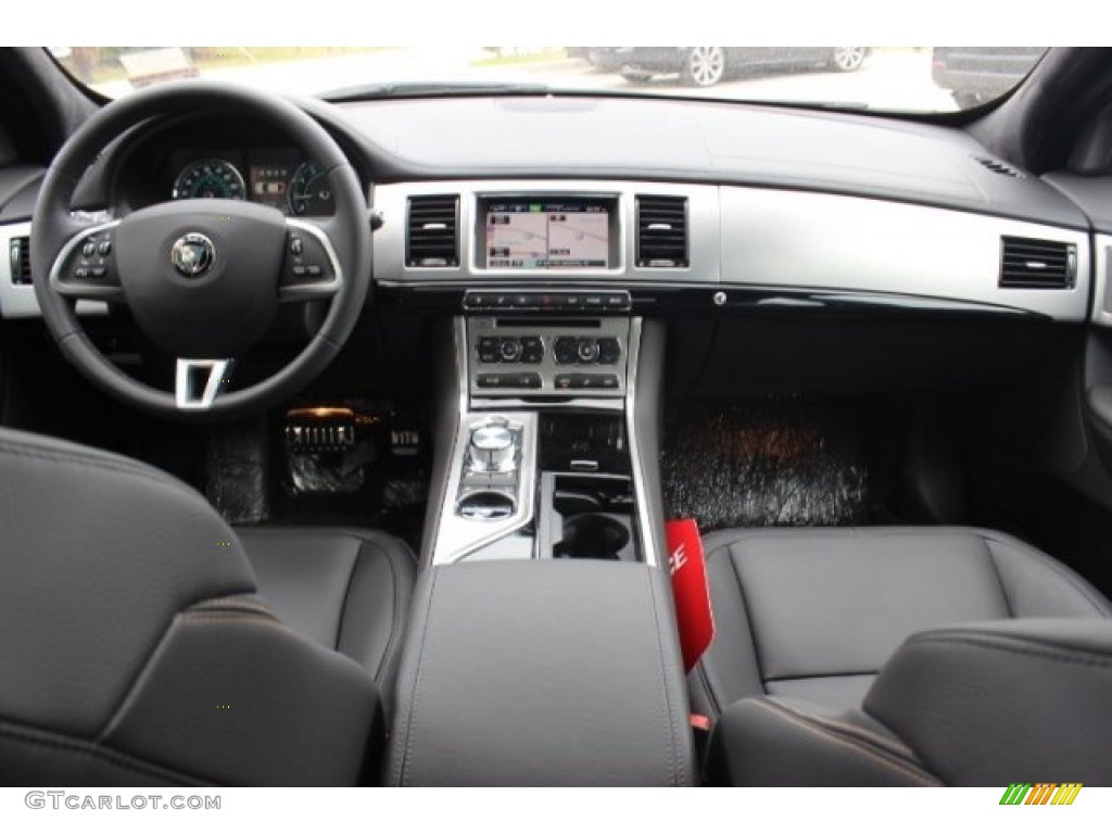 2015 Jaguar XF 3.0 London Tan/Warm Charcoal Dashboard Photo #101704565