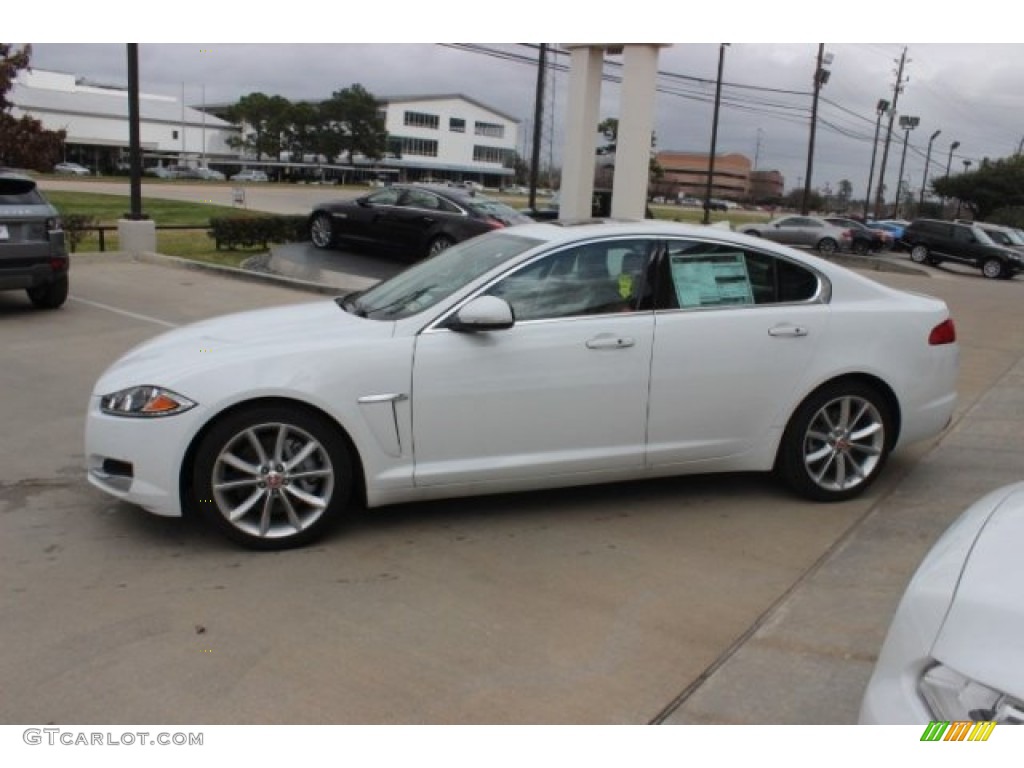 Polaris White 2015 Jaguar XF 3.0 Exterior Photo #101704715