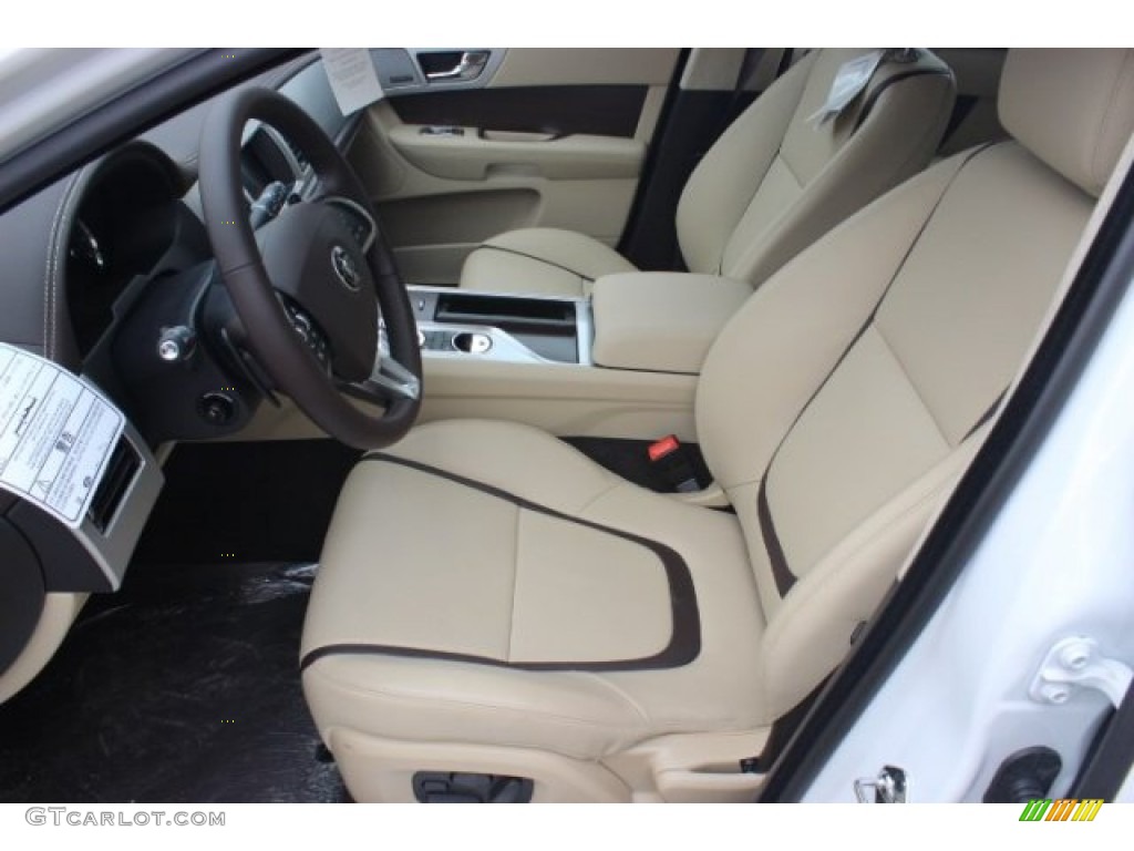 Barley/Truffle Interior 2015 Jaguar XF 3.0 Photo #101704820