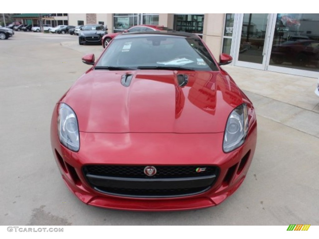 Italian Racing Red Metallic 2015 Jaguar F-TYPE S Coupe Exterior Photo #101705124