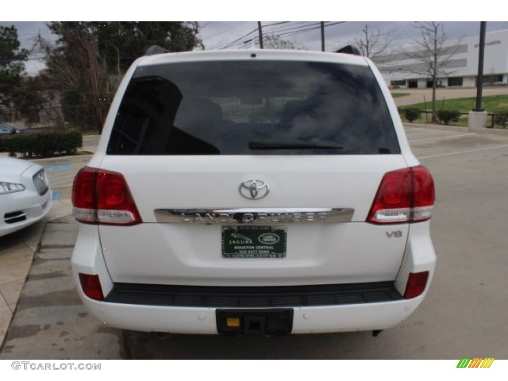 2010 Land Cruiser  - Super White / Sand Beige photo #9