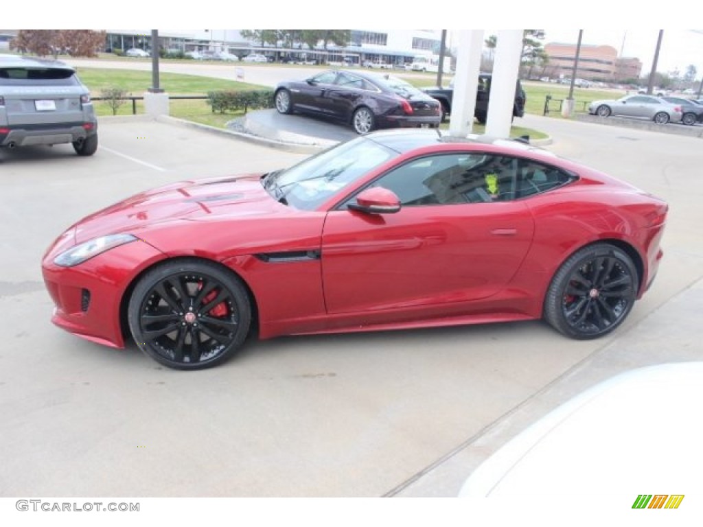 Italian Racing Red Metallic 2015 Jaguar F-TYPE S Coupe Exterior Photo #101705153