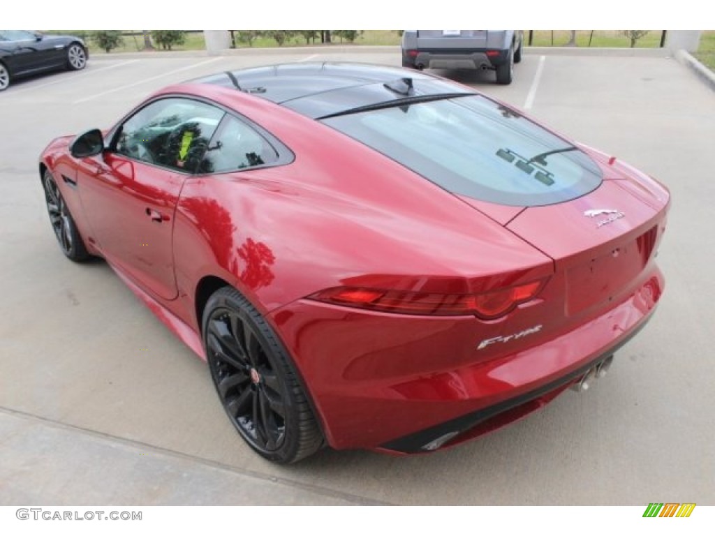 Italian Racing Red Metallic 2015 Jaguar F-TYPE S Coupe Exterior Photo #101705165