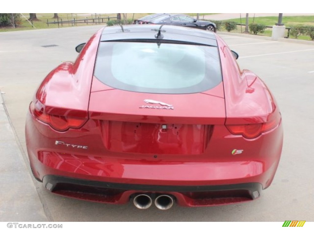 Italian Racing Red Metallic 2015 Jaguar F-TYPE S Coupe Exterior Photo #101705180
