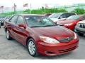 2003 Salsa Red Pearl Toyota Camry XLE V6  photo #3