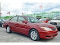 2003 Salsa Red Pearl Toyota Camry XLE V6  photo #5