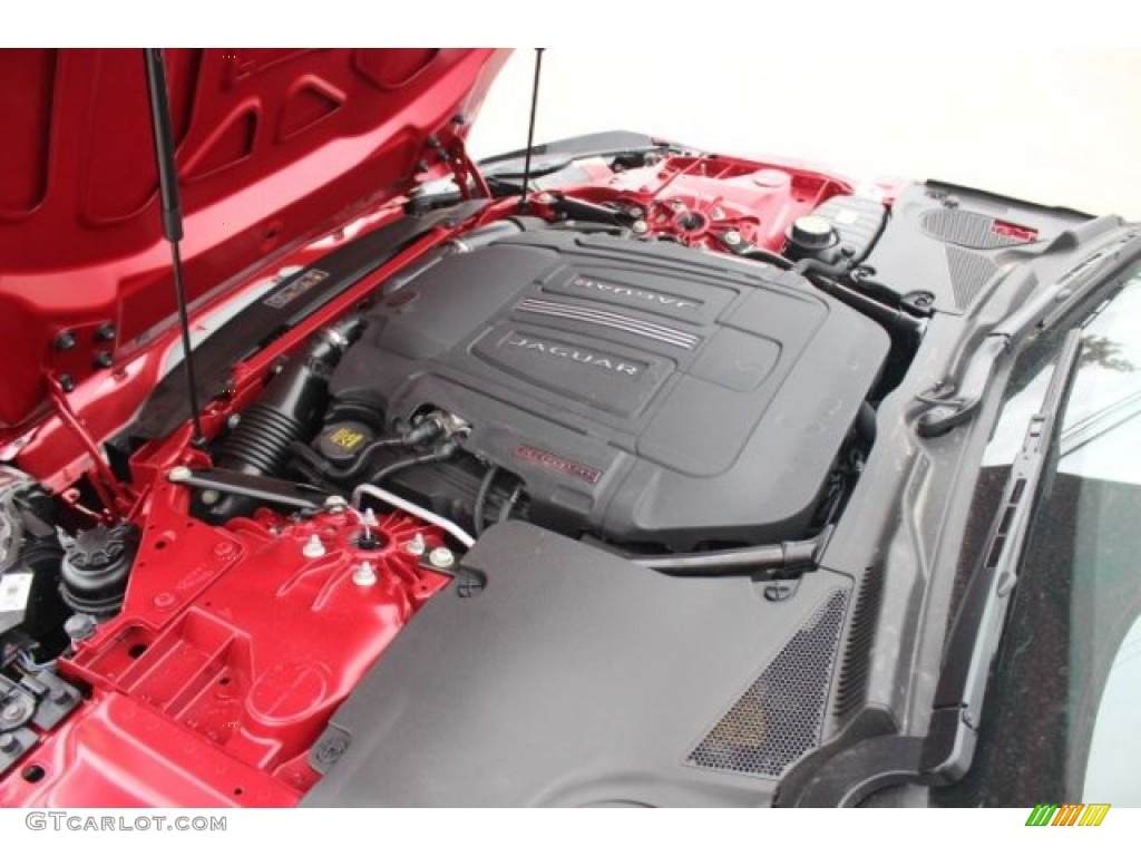 2015 Jaguar F-TYPE S Coupe 3.0 Liter Supercharged DOHC 24-Valve VVT V6 Engine Photo #101705444